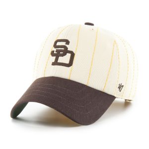 San Diego Padres Rawlings '47 Brand Pinstripe Clean Up Hat